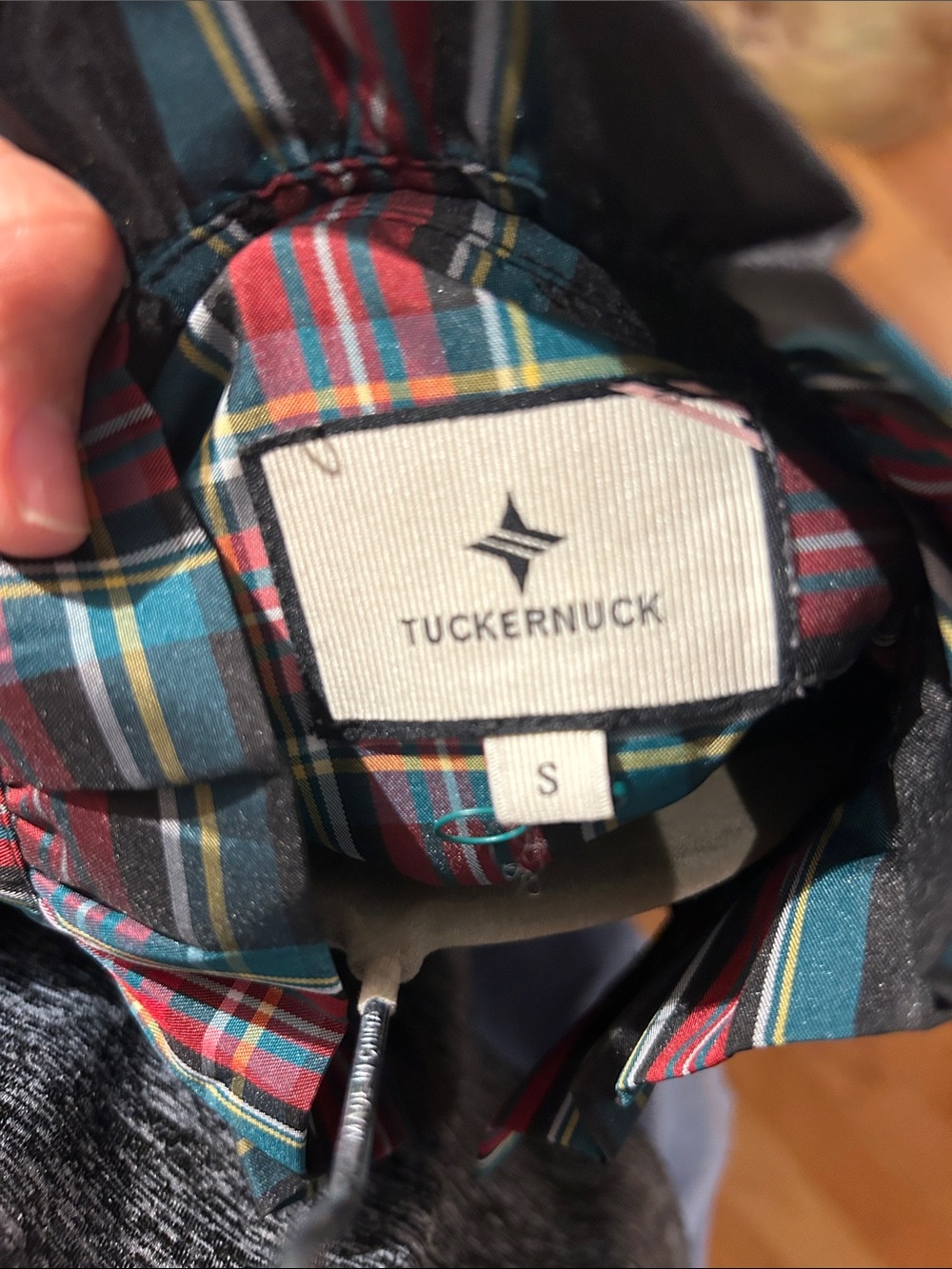 Tuckernuck Plaid Ruffle Dropwaist Dress in Green and Red - Picture 3 of 3